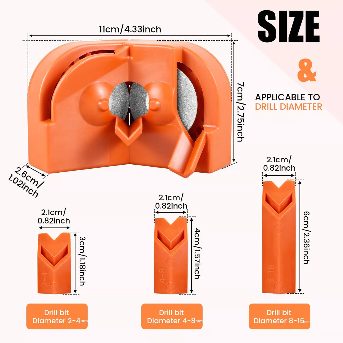 Multi-Function Drill Bit Sharpener
