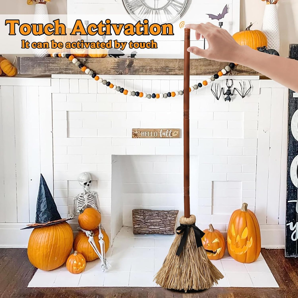 💥Halloween Sale 49% OFF🧙♀️🪄Floating Witch's Broom – Haunted Dancing Broom