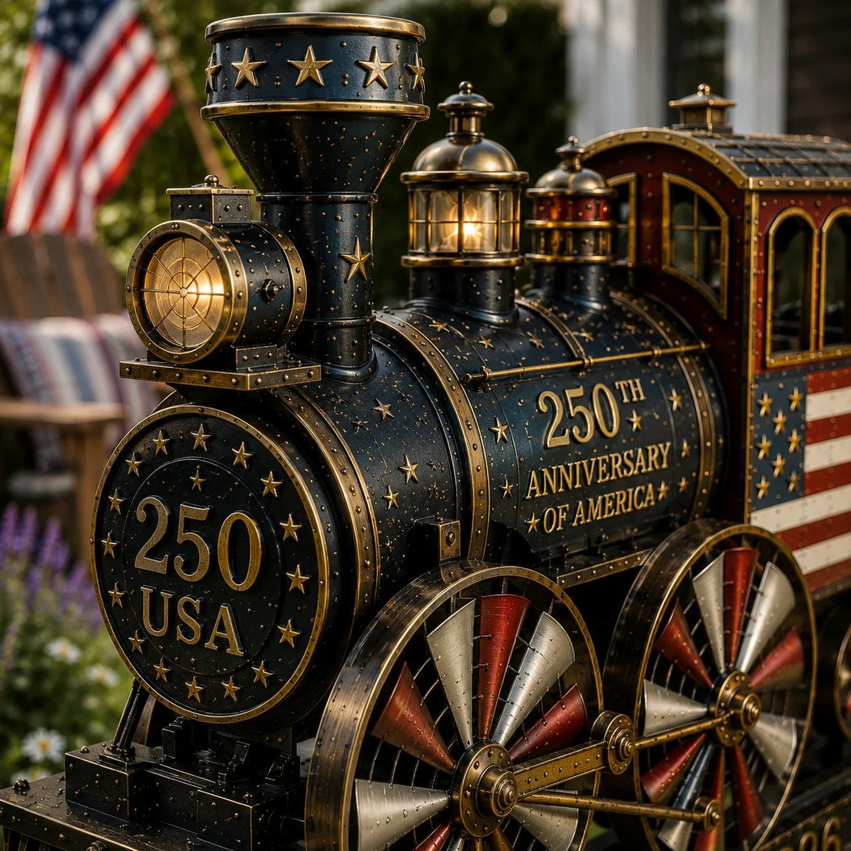 ✨USA 250 Anniversary Sale✨ Liberty Express Train Wind Spinner - 55% OFF