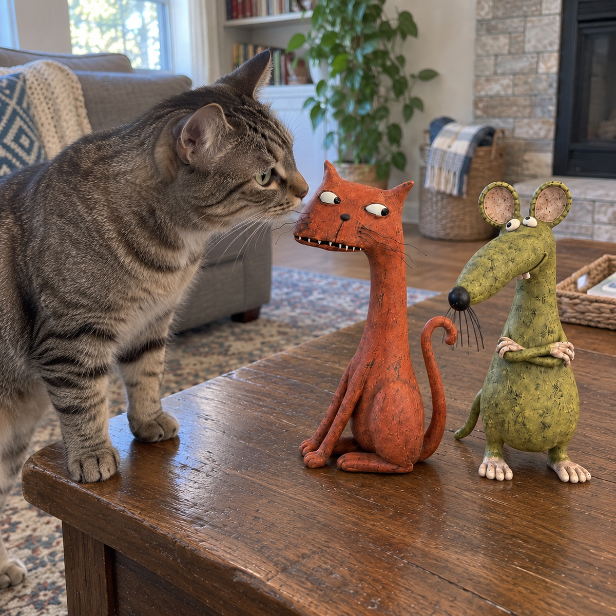 ✨Whimsical Vintage Animal Figurine with Quirky Charm