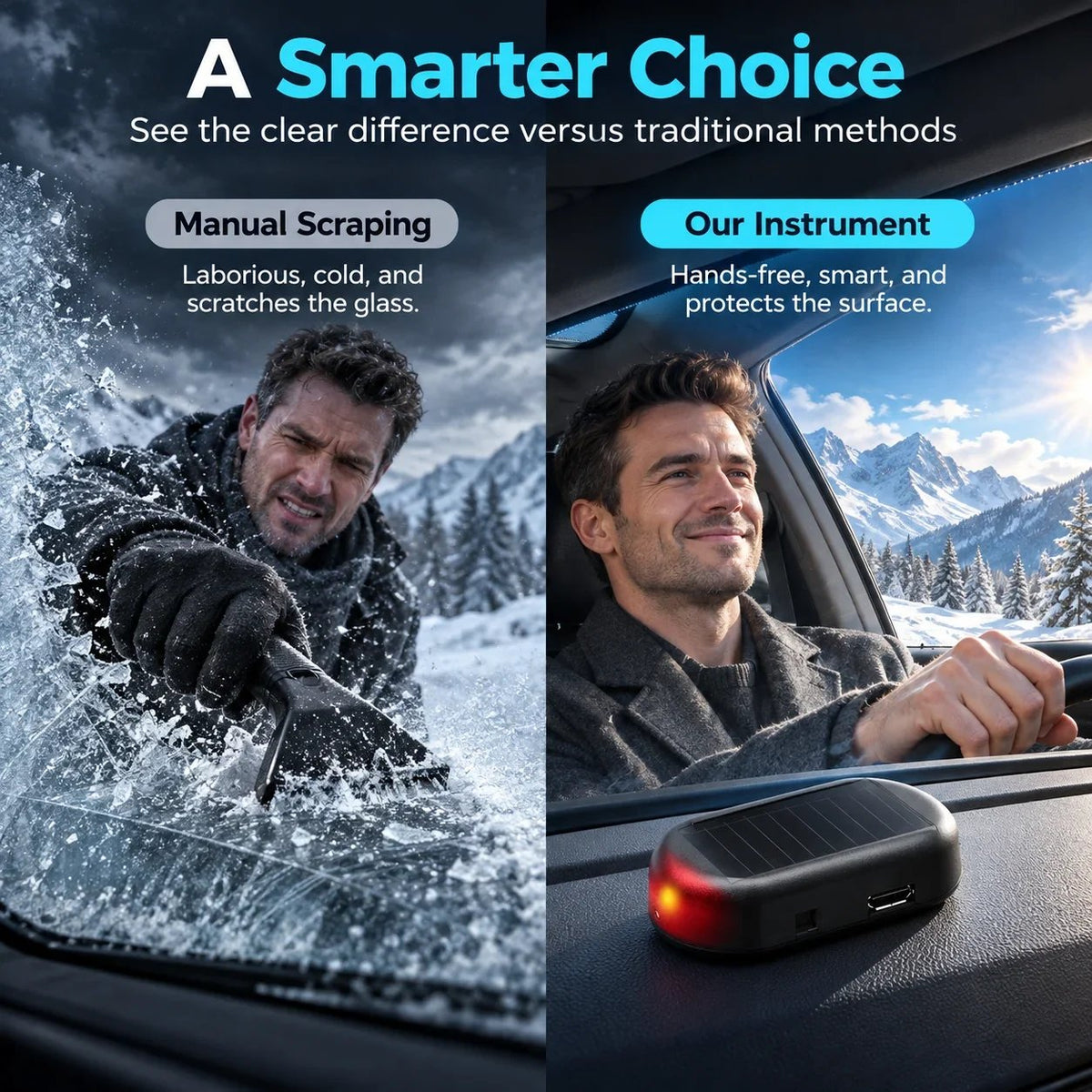 ❄️Electromagnetic Snow Removal & Anti-Freeze Device for Vehicles — Molecular Interference Technology