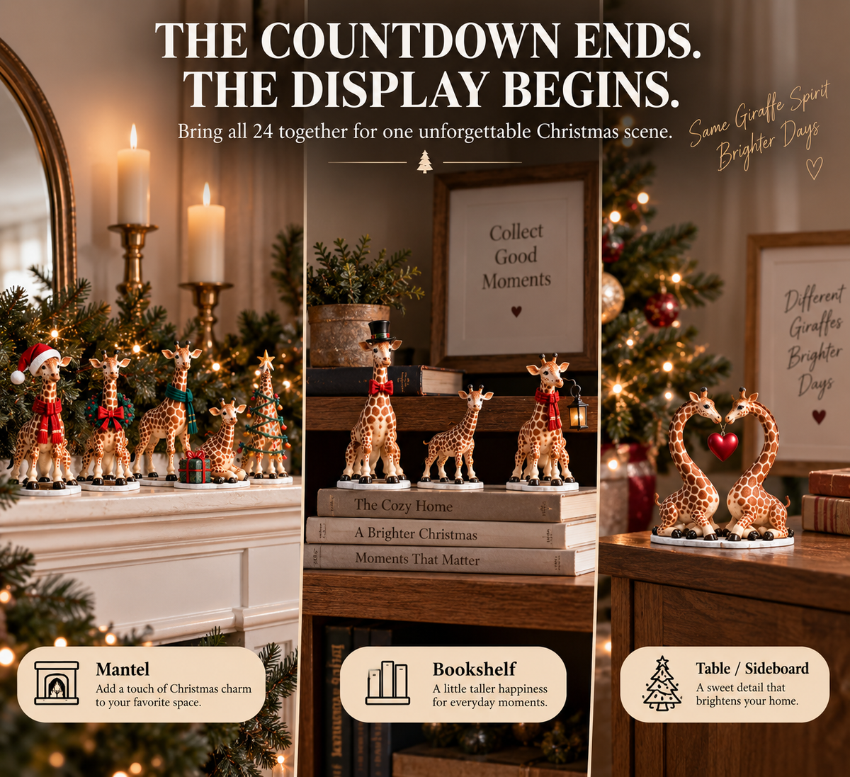🦒 24 Days of Giraffe Christmas — Unique Holiday Characters