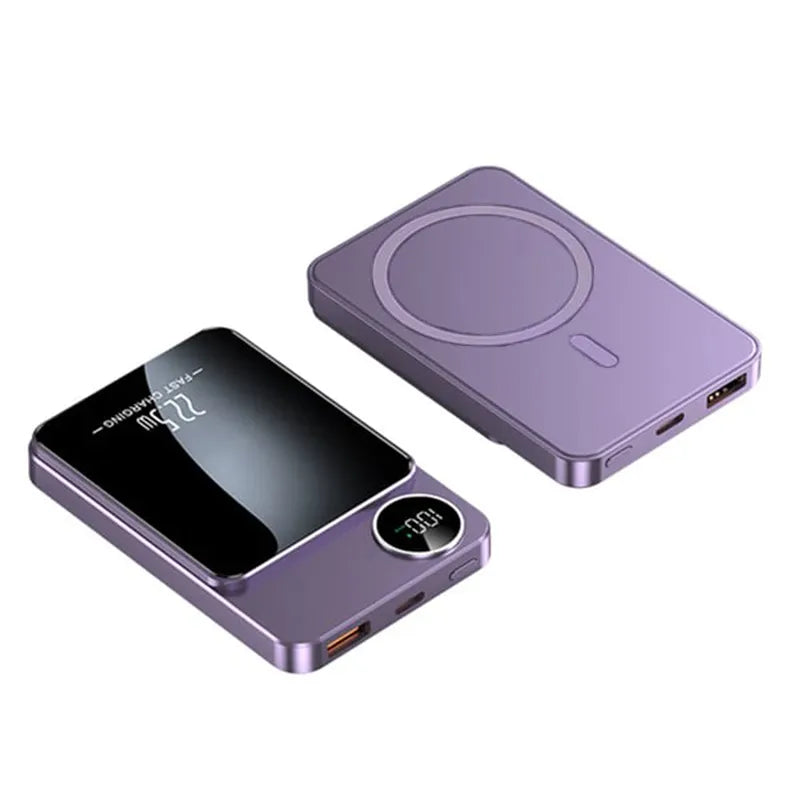 🔋✨Professional Magnetic Charger for Travelers & Professionals 🧲| 22.5W Wired & 15W Wireless | 10,000 mAh | Fast Delivery!💥