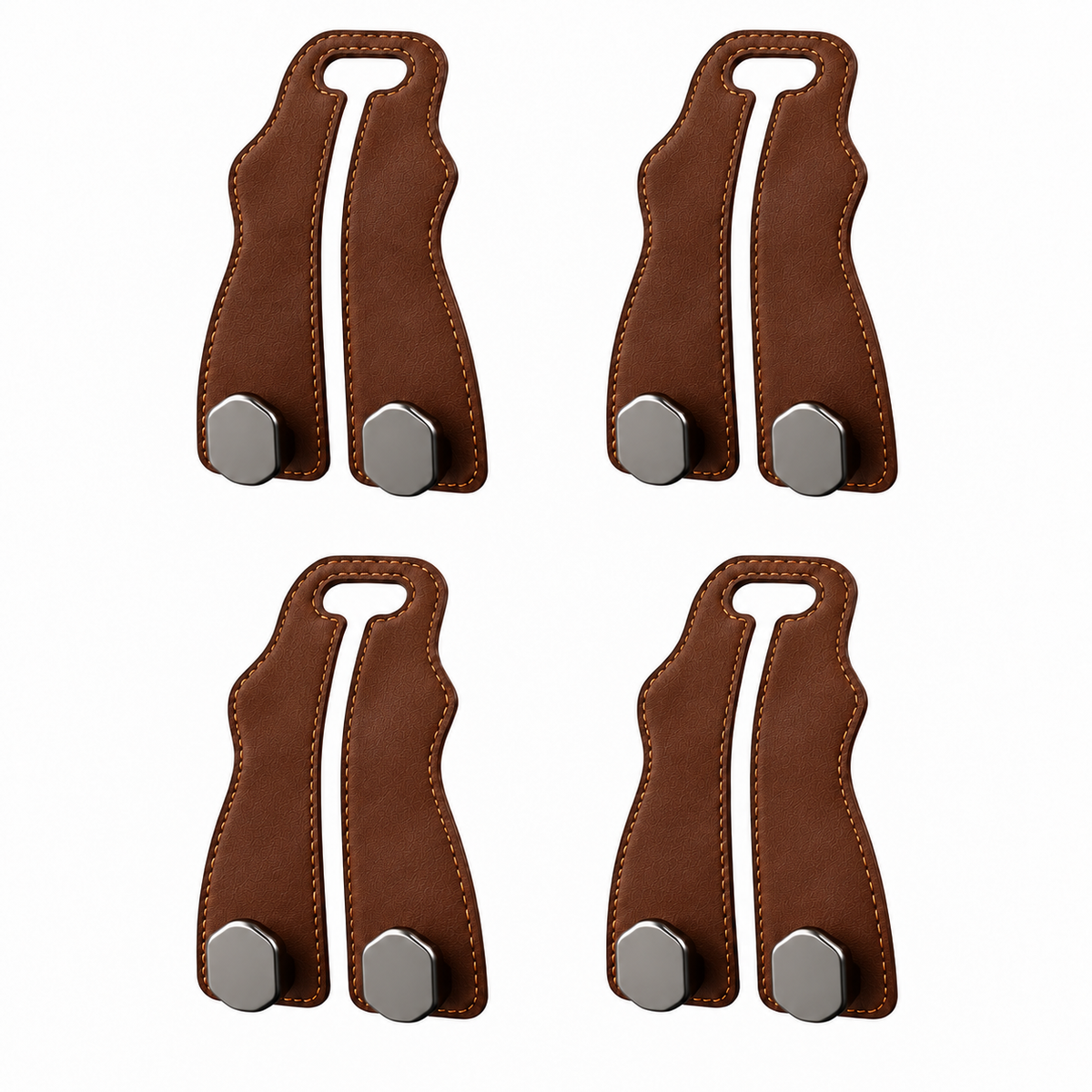 Suede Leather Car Seat Hook
