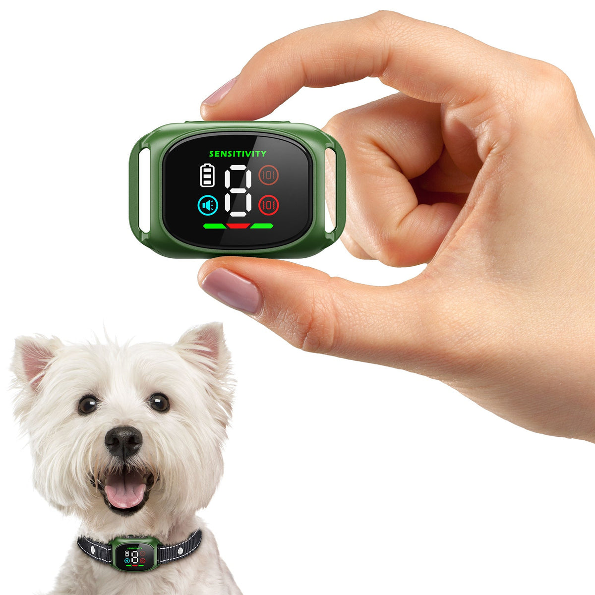 🛡️🐾 Anti Bark Collar – Smart anti‑false triggering filters out other barks. IP67 waterproof & USB rechargeable – worry‑free training anywhere! 💦✅