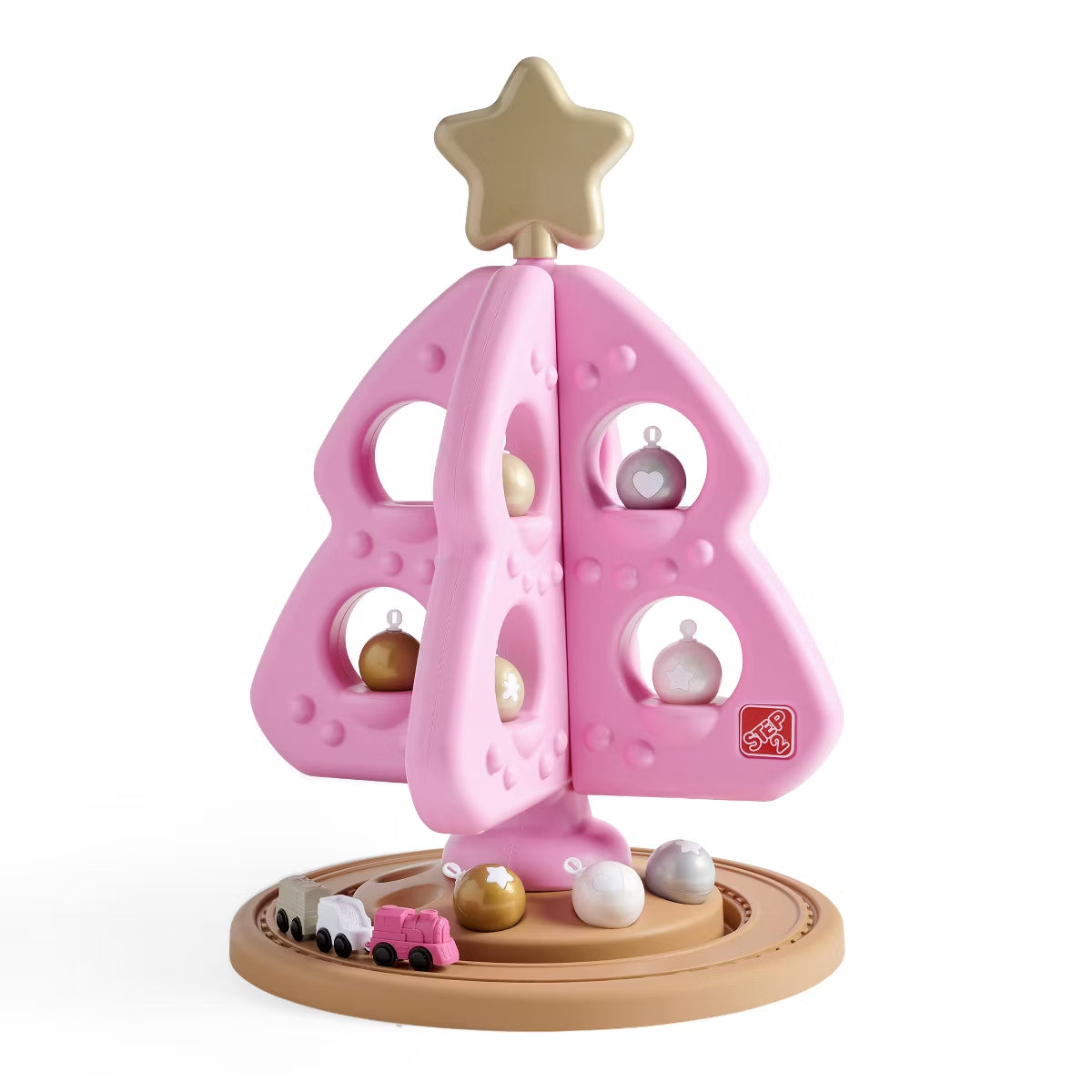 My First Christmas Tree Stacking and Sorting Toys - Pink 12pc