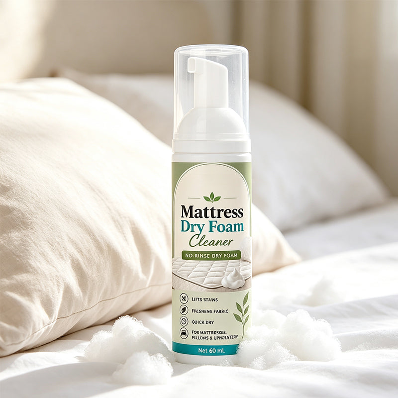 🎁No-Rinse Mattress Dry Foam Cleaner‑Deep Stain Remover Foam Spray🛏️
