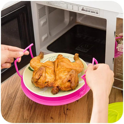 3-in-1 Plastic Microwave Plate Holder