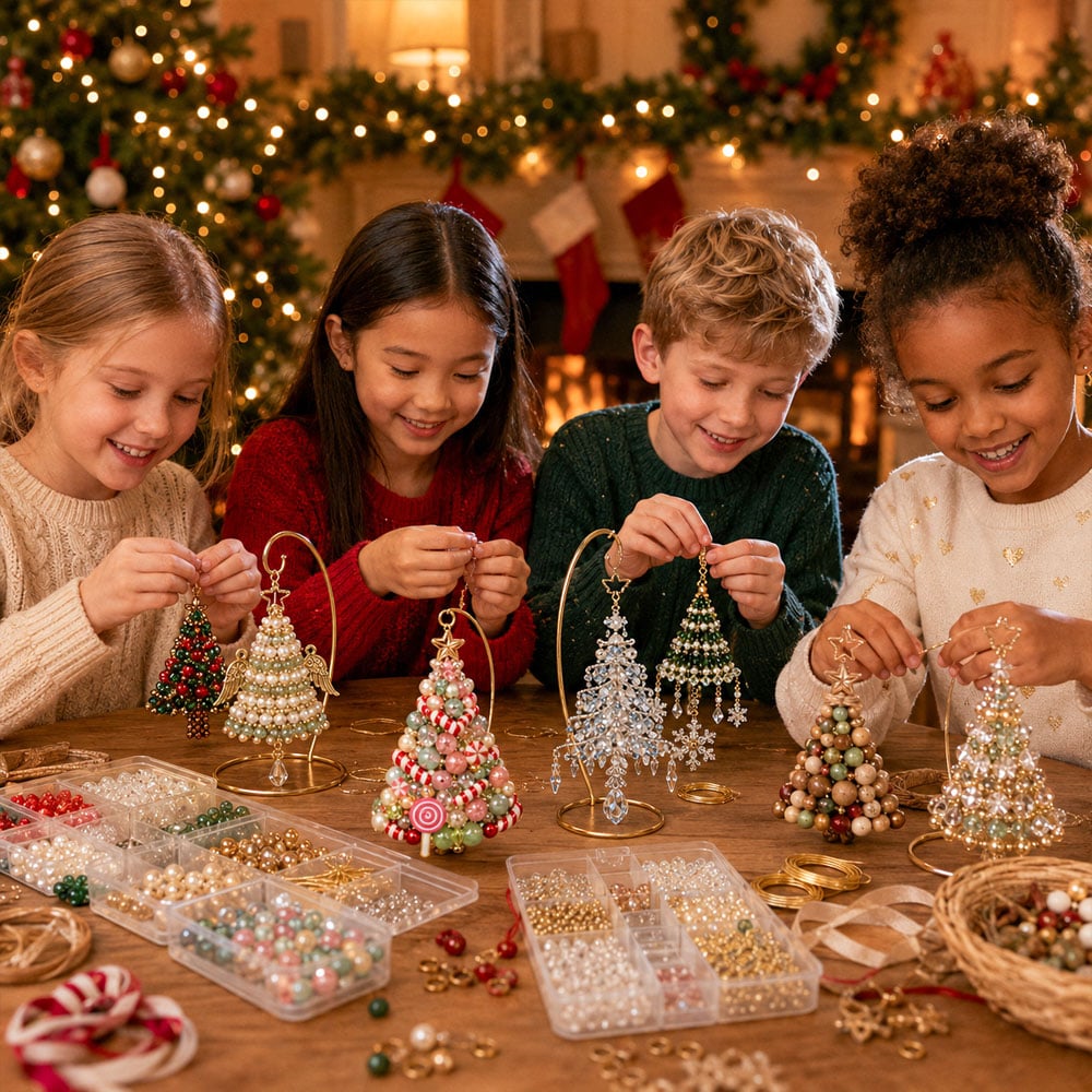 🎅 2026 Christmas Gift 49% Off--DIY Christmas Tree Beaded Ornament Kit
