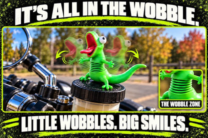 🔥Buy More Save More🔥- 🦎🏍Wobbly Riding Buddy – Car & Motorcycle Decor