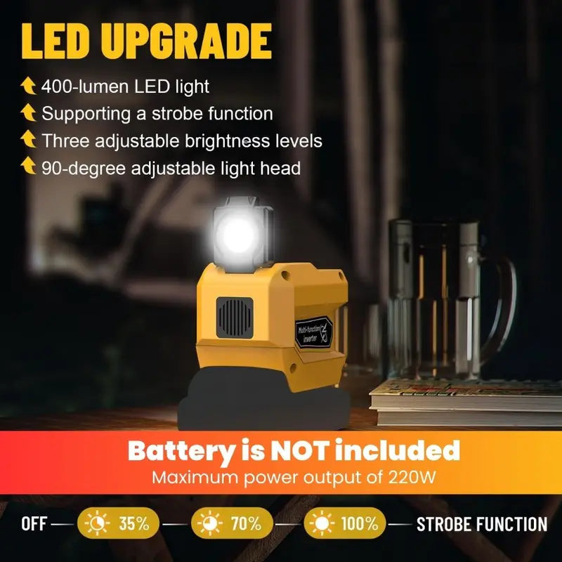 220W Portable Power Inverter Compatible