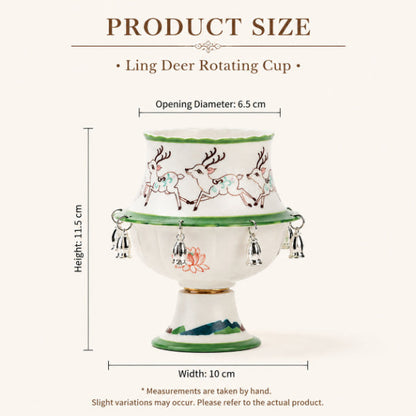 Handcrafted Ceramic Jar with Hanging Bells