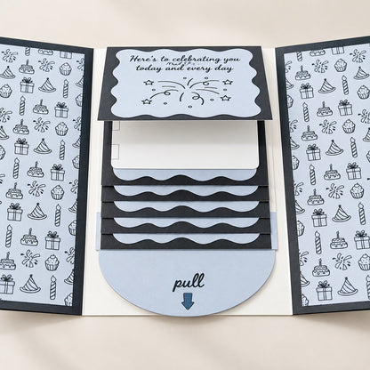 2026 New🎅🎁 Waterfall Christmas Gift Card Booklet 💳✨