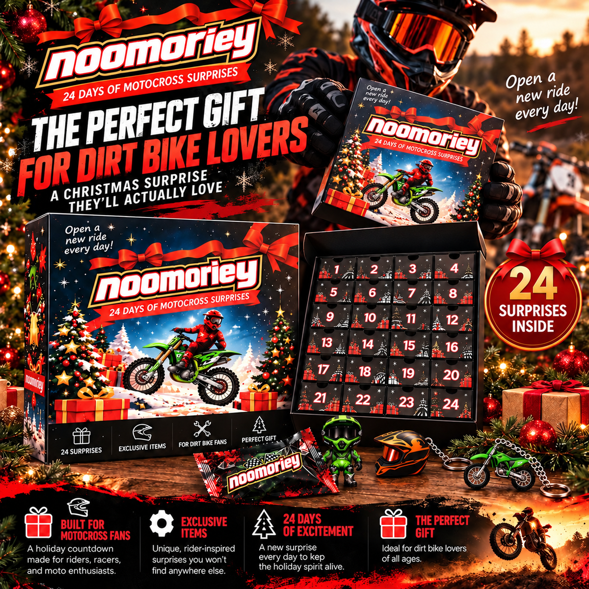 🏁 24-Day Motocross Advent Calendar – A New Dirt Bike Surprise Every Day 🏍️