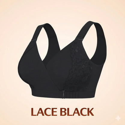Front-Closure Wireless Comfort Bra – Adjustable Straps & Gentle Support