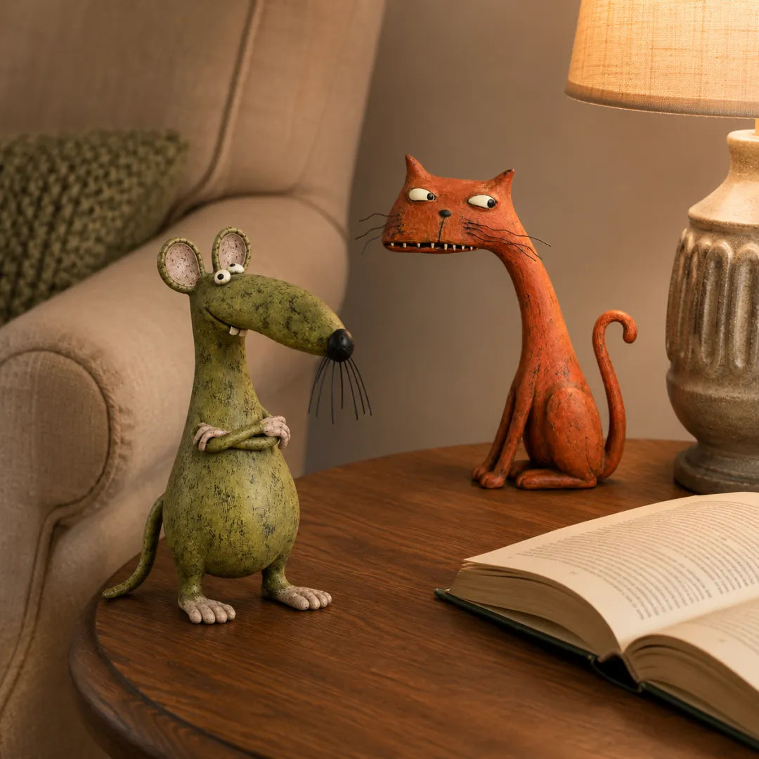 ✨Whimsical Vintage Animal Figurine with Quirky Charm