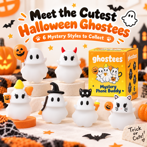 Halloween Ghost Phone Case Decor Set