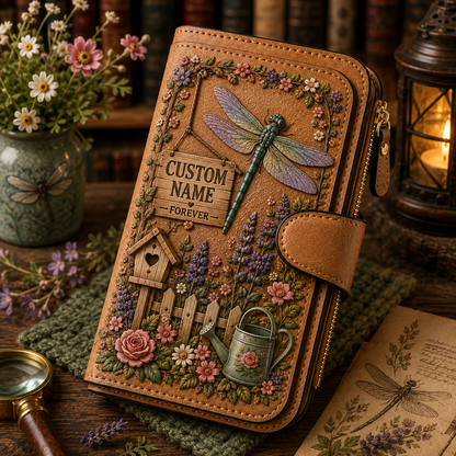🌸 Personalized Embossed Wallet – Pick Your Style, Add Your Name 🌿