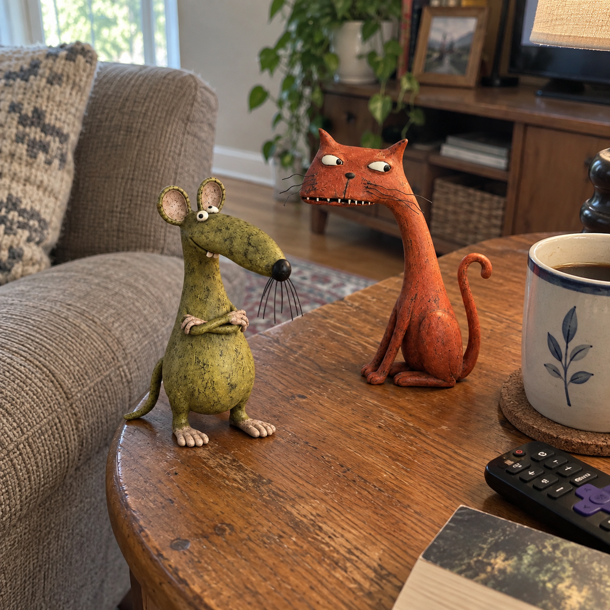 ✨Whimsical Vintage Animal Figurine with Quirky Charm