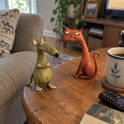 ✨Whimsical Vintage Animal Figurine with Quirky Charm