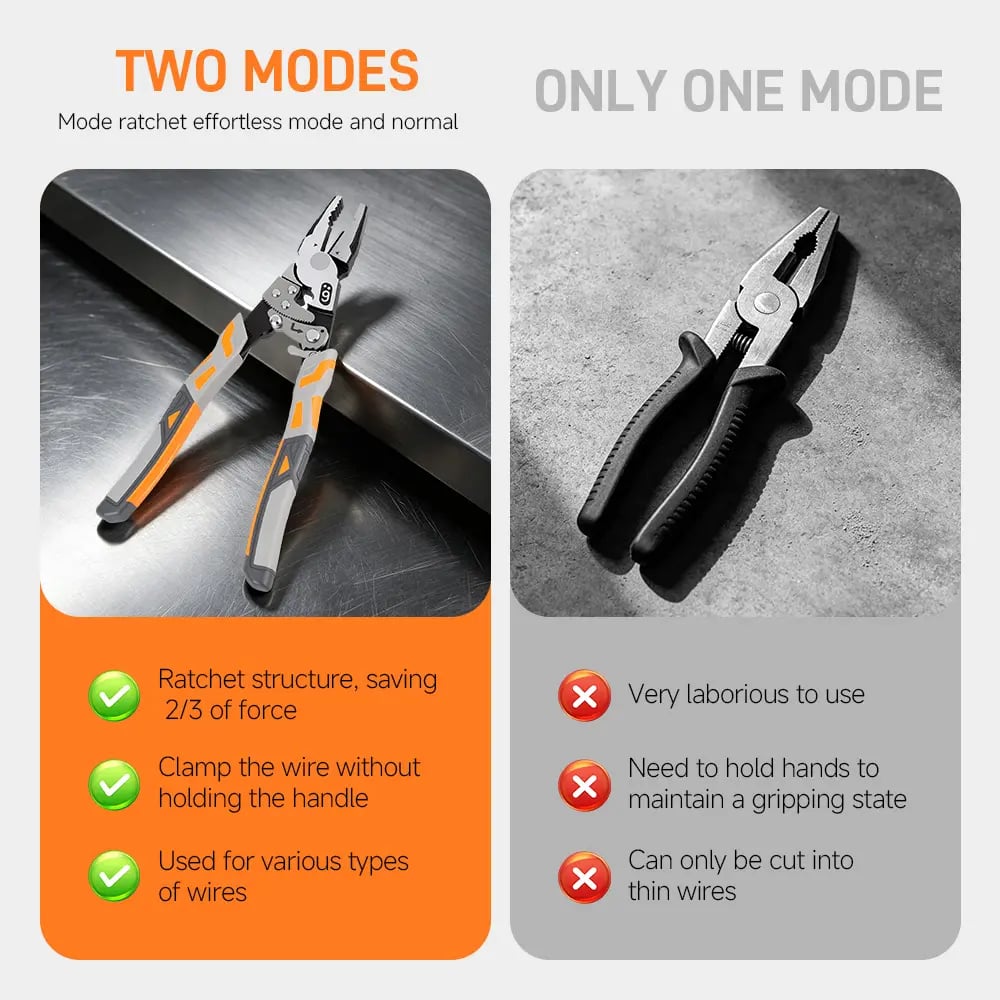 🔥LAST DAY 49% OFF - 🛠️Self-Locking Ratchet Pliers – Secure Grip, Less Effort