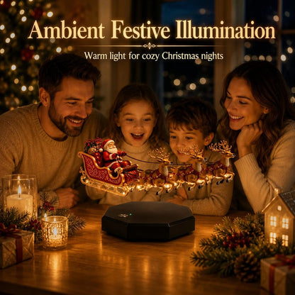 🔥Buy More Save More🔥🎅 Santa’s Flying Sleigh — Magnetic Levitation Christmas Display ✨