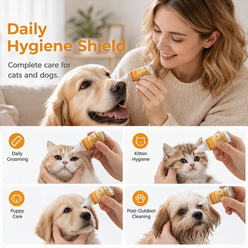 🐶 Enjoy 49% off now! ✨ Gentle pet eye care—cleaning the eye area and daily fur grooming 👀