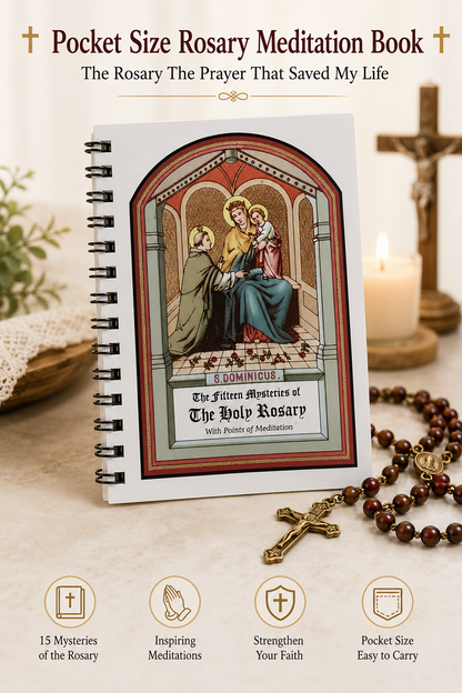 ✝️🔥 Today 49% OFF🔥 Pocket Size Rosary Meditation Book | The Rosary: The Prayer That Saved My Life