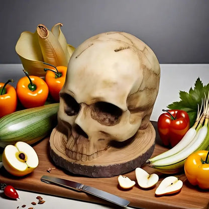 SkullSlice™ - Gothic Skull Knife Holder