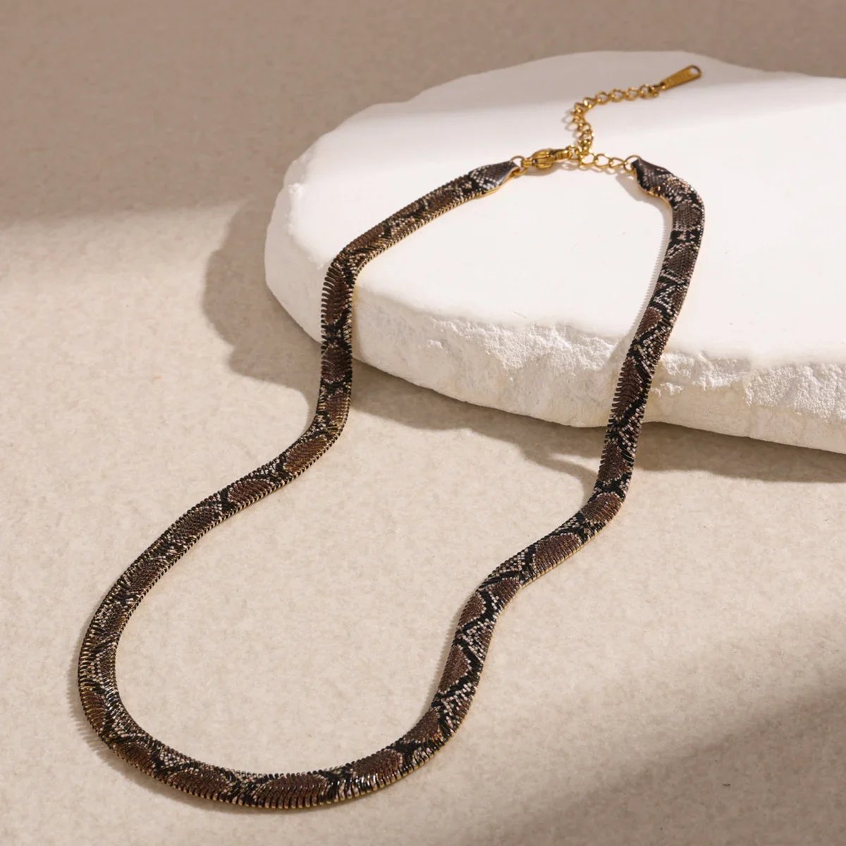 🐍Serpent Statement Necklace – A Symbol of Mystery & Power✨