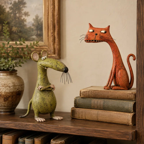 ✨Whimsical Vintage Animal Figurine with Quirky Charm