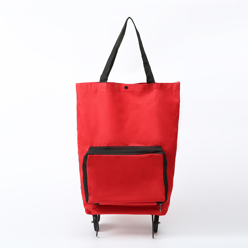 🔥 50% OFF|🛍️✨  3-in-1 Expandable Rolling Shopping Tote – 🛞Hidden Wheels & 44LB Capacity