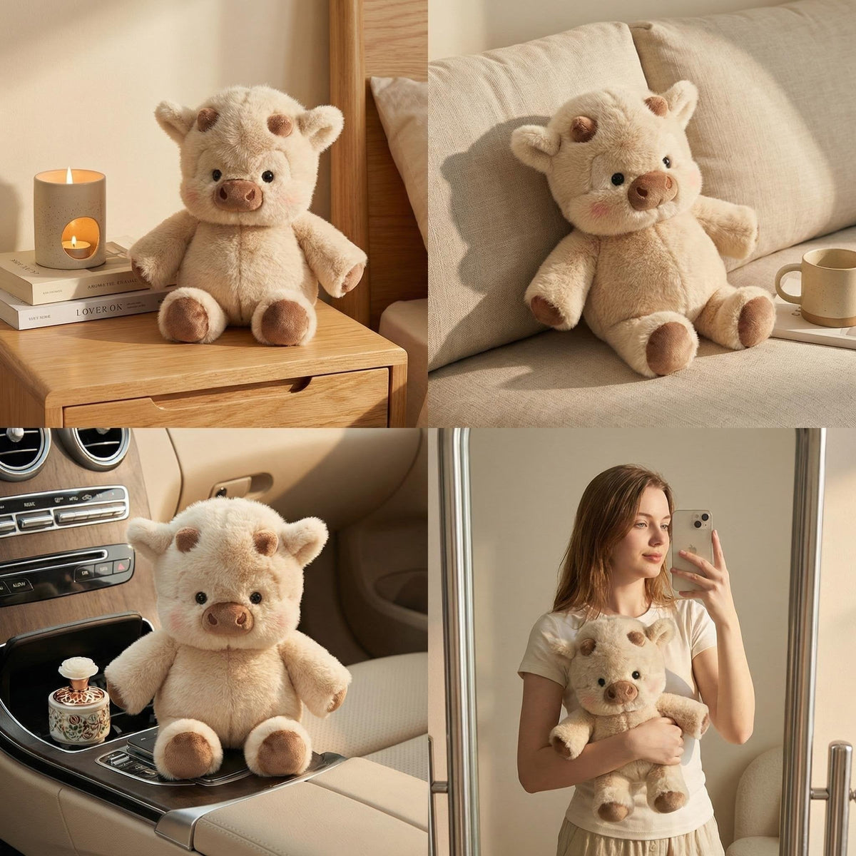Run Series Highland Cow Plush Toy
