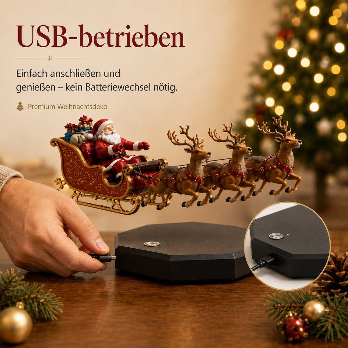 🎅 Santa's flying sleigh