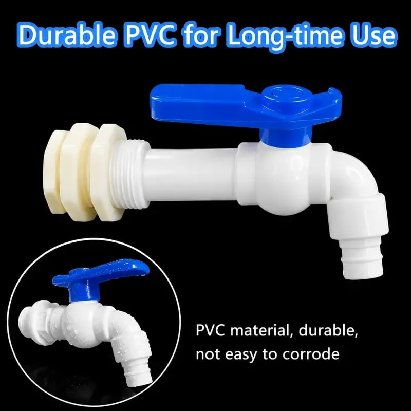 Rain Barrel Spigot Kit 💧 – Convenient Water Outlet Installation Set