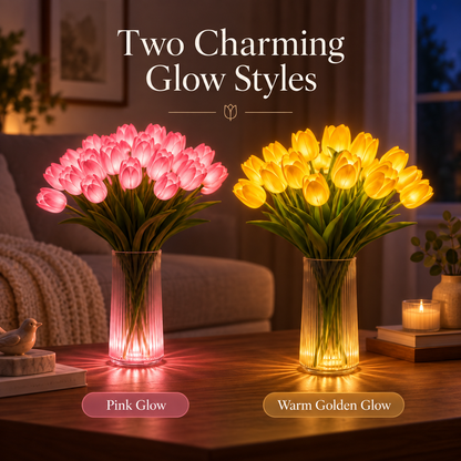 🌷Radiant Romantic Tulip Light-1 pack of 15 flowers