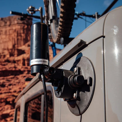 🔥Last Day 49% OFF - Universal GMRS Antenna Mount – Heavy-Duty Radio Antenna Bracket for Cars, SUVs, Trucks, Off-Road Vehicles & Boats