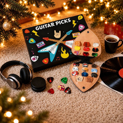 🎸 24-Day Guitar Pick Advent Calendar | Christmas Gift for Guitarists