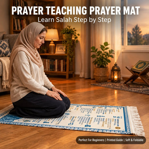 ⏰Step-by-Step Phonetic Padded Prayer Mat