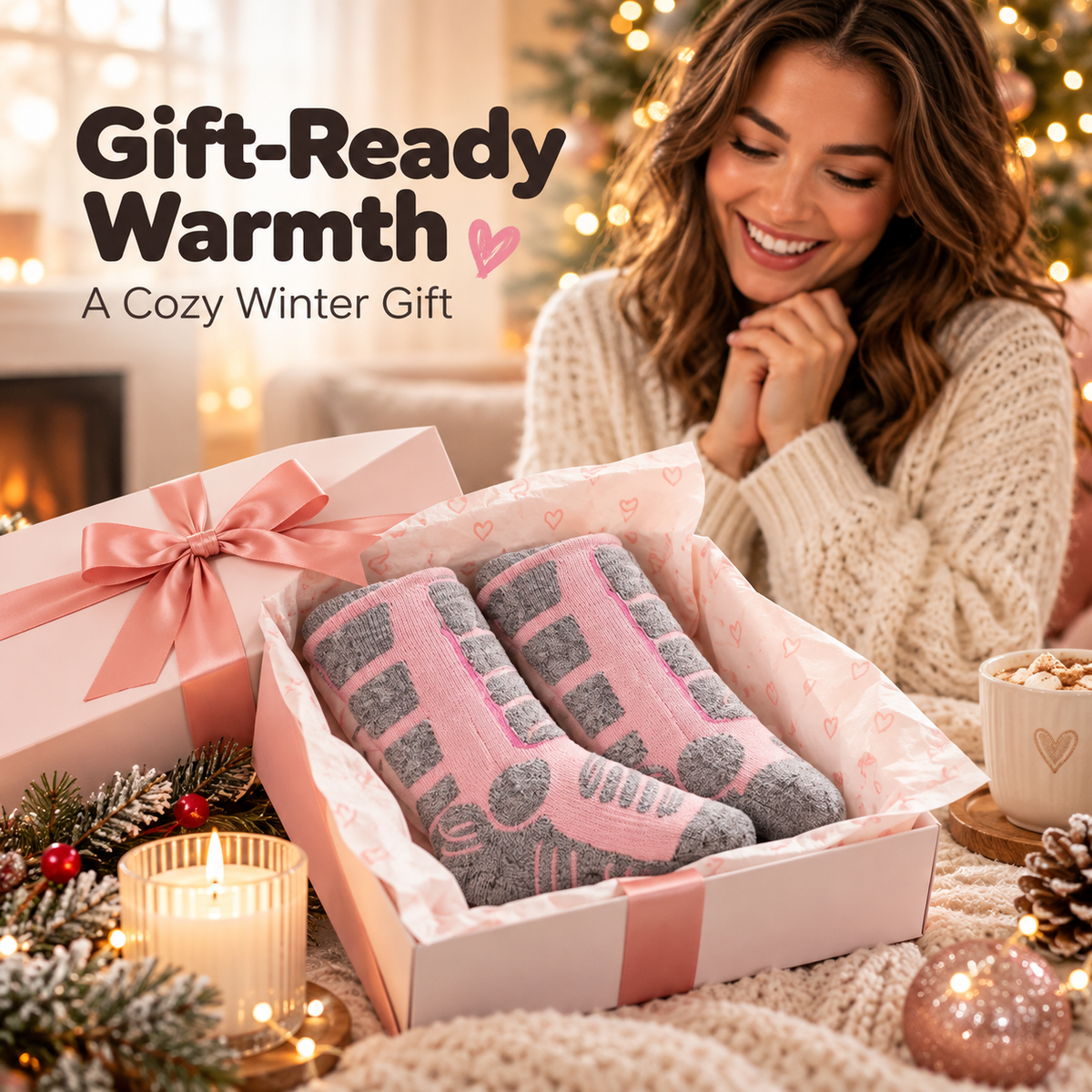 🔥 Warm Feet All Winter – Rechargeable Heated Socks with 3 Heat Levels