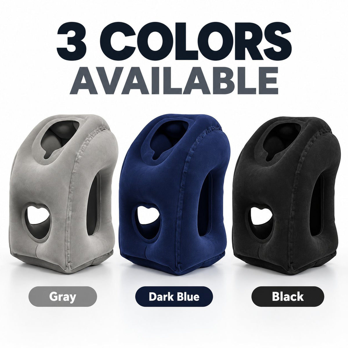 ✈️😴 Inflatable Travel Pillow — Sleep Comfortably Anywhere!