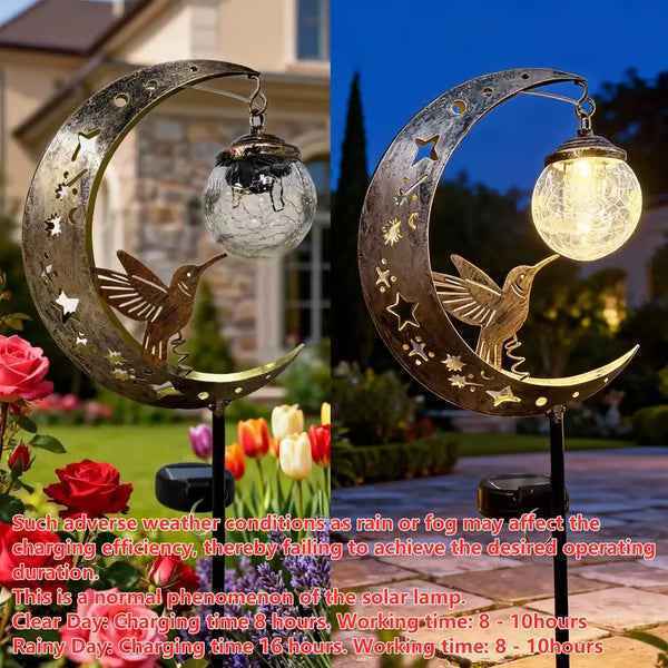 🔥 HOT SALE 50% OFF – Solar Garden Light ✨  Turn Your Dark Backyard Into A Magical Glowing Paradise 🌙