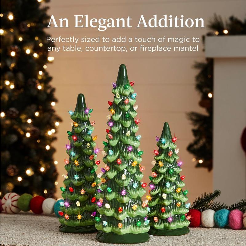 🔥Christmas Sale🎁Retro Hand-Painted Tabletop Christmas Trees🎄