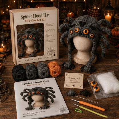 👻🔥 Today 49% OFF🔥 Halloween Monster Hood DIY Craft Kit | Create Your Own Spooky Halloween Masterpiece