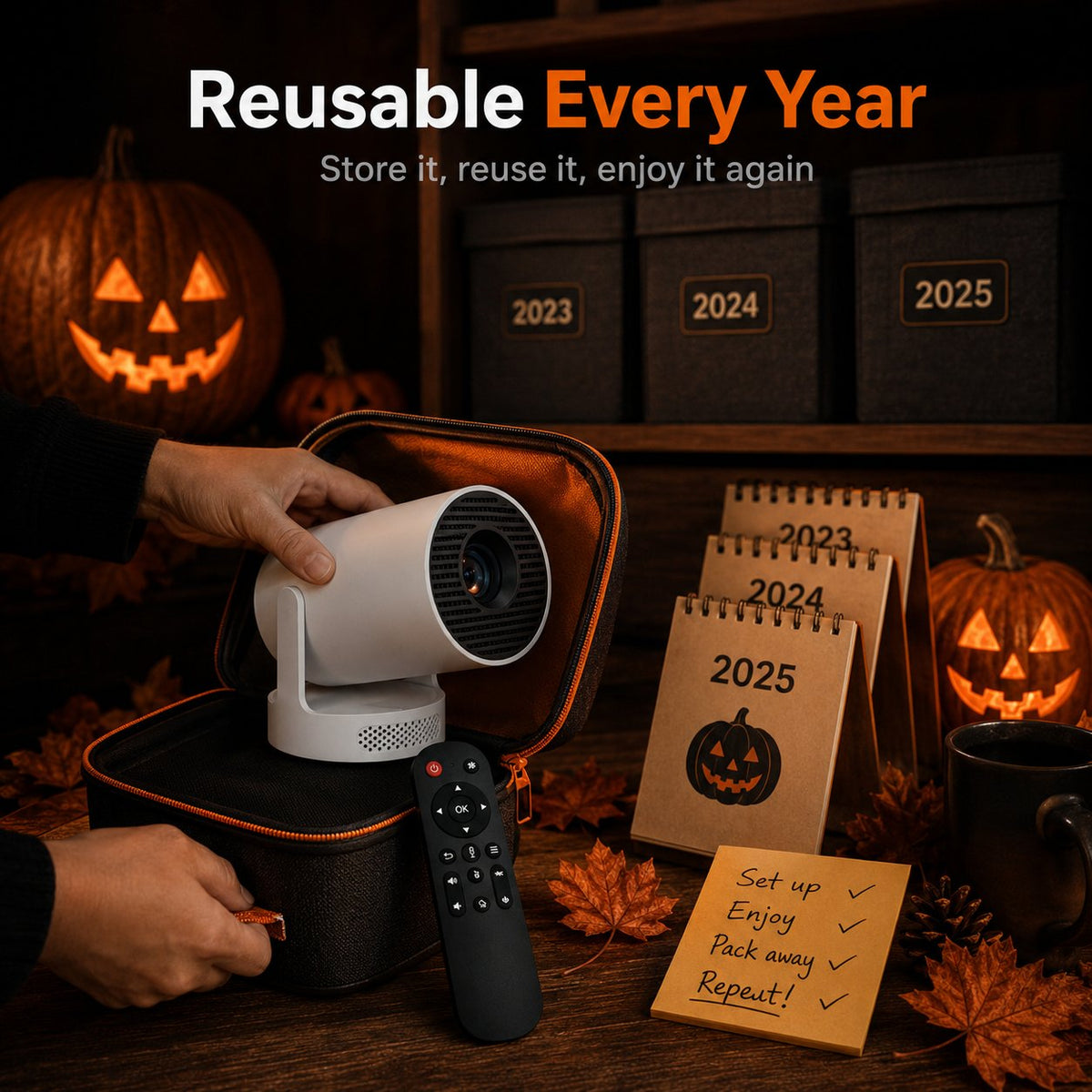 👻 Halloween Window Projector