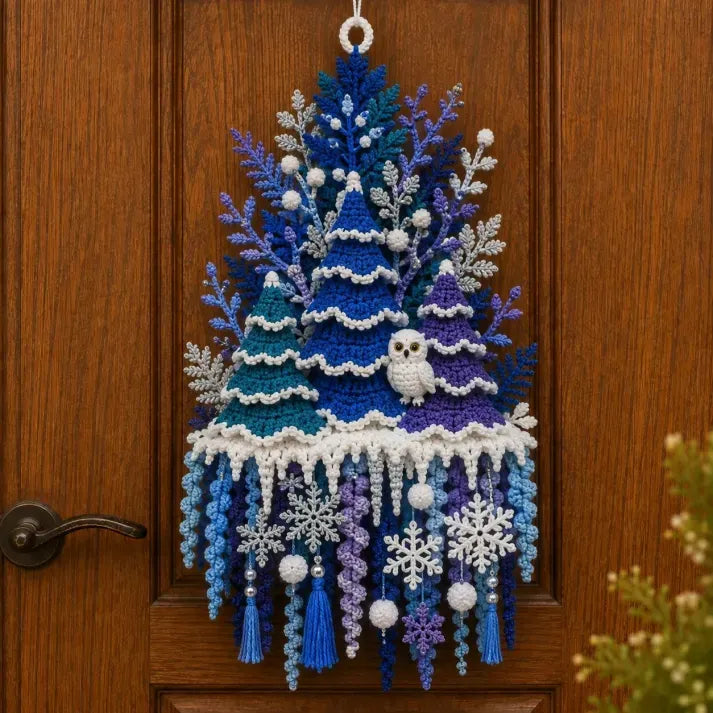 🔥LAST DAY 49% OFF - 🧶 DIY Seasonal 3D Crochet Door Hanger Kit Collection | Coordinated Yarn, Filling, Accessories & Step-by-Step Instructions Included 💕