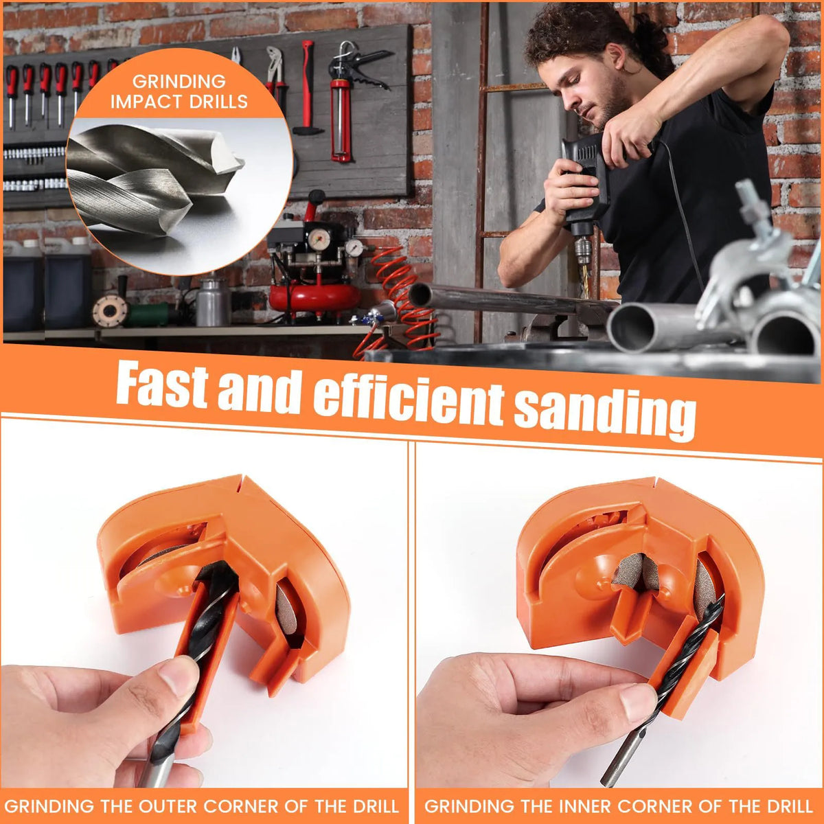 Multi-Function Drill Bit Sharpener