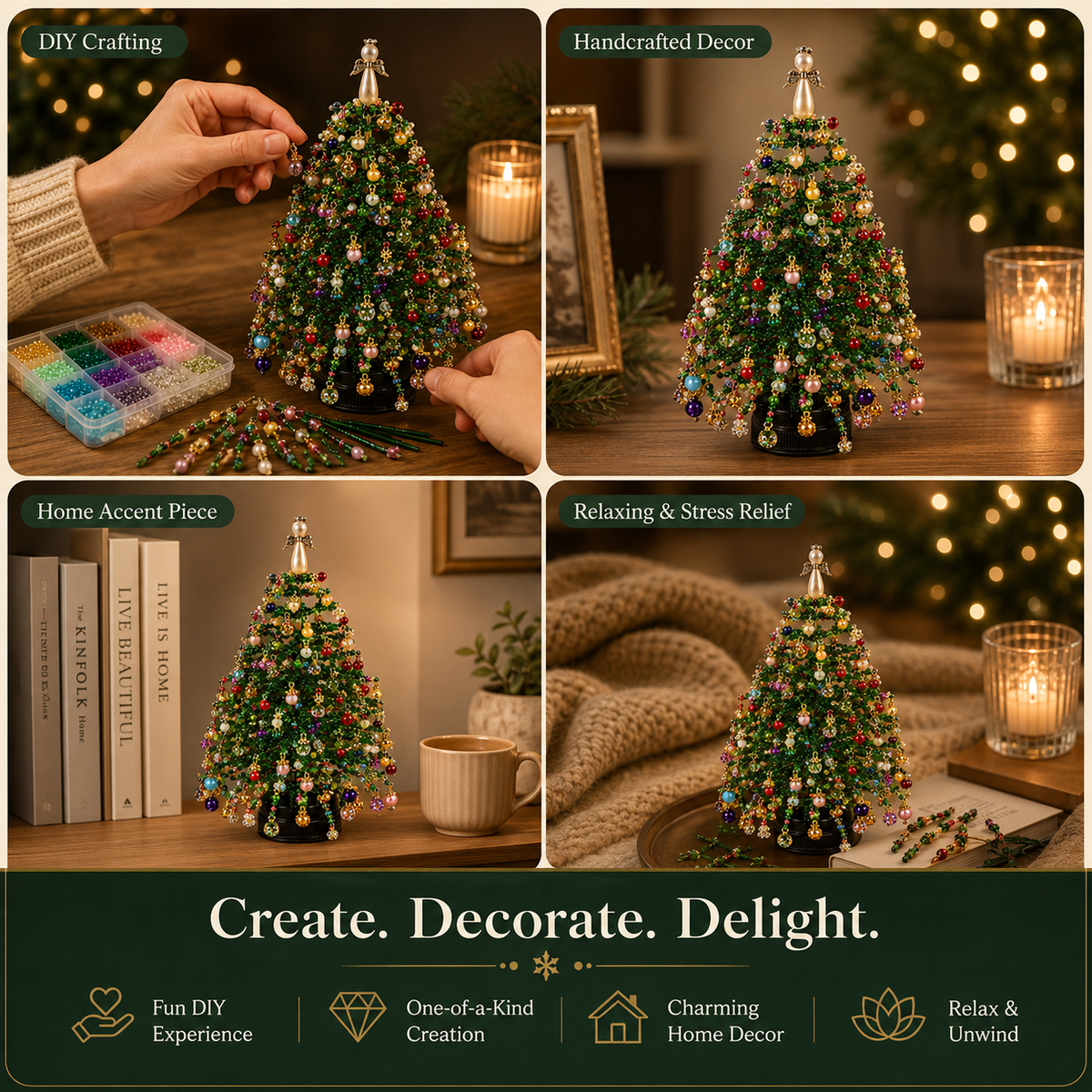 Struggling to Find a Meaningful Activity This Christmas? Make Your Own Sparkling Tree! 🌟