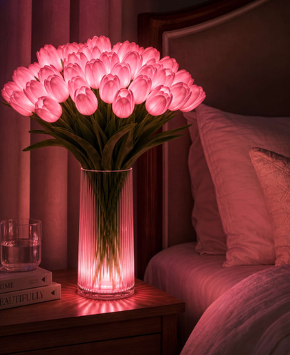 🌷Radiant Romantic Tulip Light-1 pack of 15 flowers