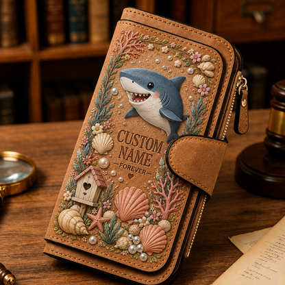🌸 Personalized Embossed Wallet – Pick Your Style, Add Your Name 🌿